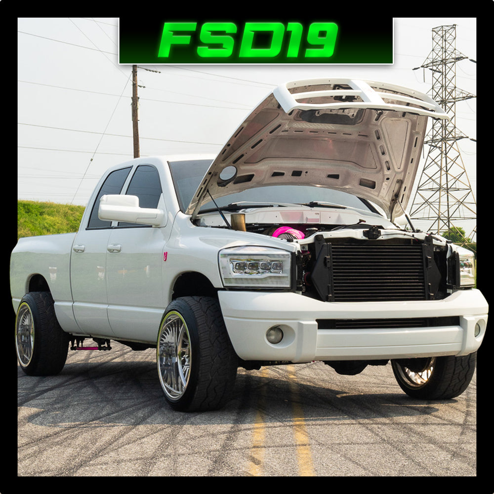 Hood stacked 3rd gen Cummins