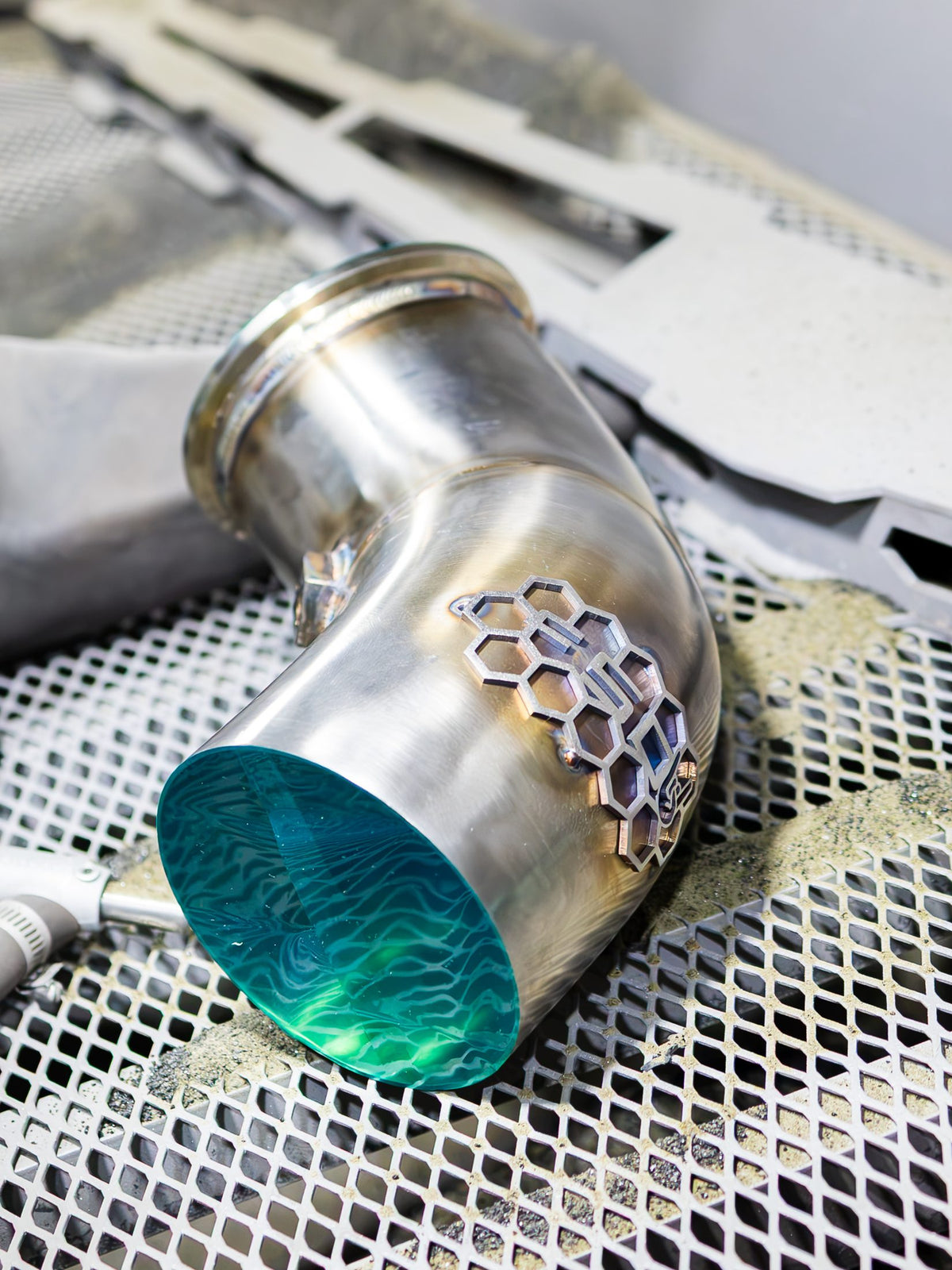 TIG welded intake pipe