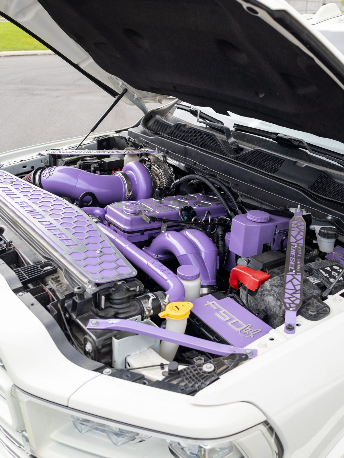 Fabricated engine bay in a G56 swapped Ram